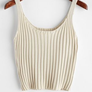SHEIN Ribbed Knitted Cami Top